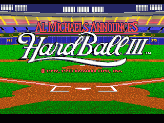 Hardball screenshot 4 for Sega Genesis